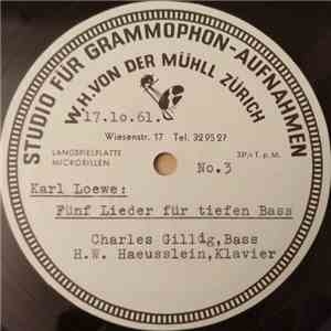 Karl Loewe / J. Guy Ropartz, Henri Heine, Charles Gillig, H.W. Haeusslein - Fünf Lieder Für Tiefen Bass / Quatres Poèmes flac download