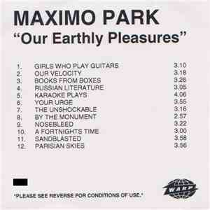 Maxïmo Park - Our Earthly Pleasures flac download