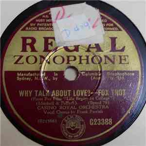 Casino Royal Orchestra - Why Talk Abut Love? / Let That Be A Lesson To You flac download