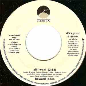Howard Jones - All I Want flac download