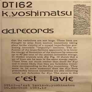 K. Yoshimatu - C`est Lavie flac download