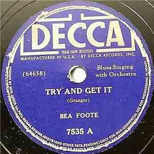 Bea Foote - Try And Get It / Jive Lover flac download