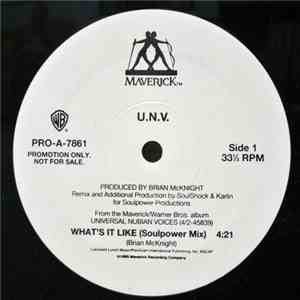 UNV - What's It Like (Soulpower Mix) flac download