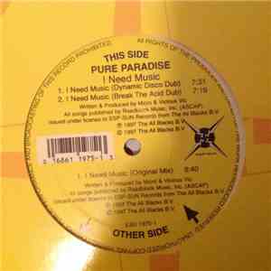 Pure Paradise - I Need Music flac download