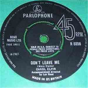 Carol Elvin - Don't Leave Me flac download