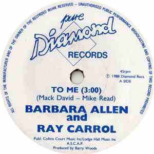 Barbara Allen  And Ray Carrol - To Me flac download