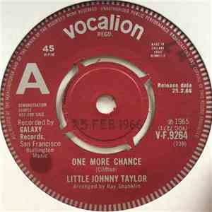 Little Johnny Taylor - One More Chance / Looking At The Future FLAC download
