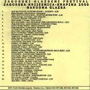 Various - Zagorski Glazbeni Festival Zagorska Krijesnica - Krapina 2000 flac download