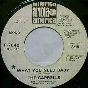 The Caprells - What You Need Baby flac download