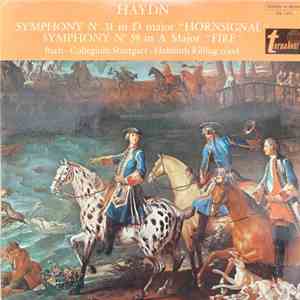 Haydn, Helmuth Rilling, Bach - Collegium, Stuttgart - Symphonies No. 31 In D Major Hornsignal' / Symphony No. 59 In A Major 'Fire' flac download