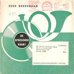 No Artist - The Spoken Newspaper / De Sprekende Krant flac download