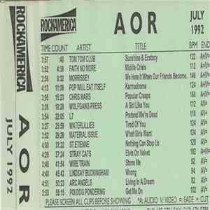 Various - AOR Juy 1992 flac download