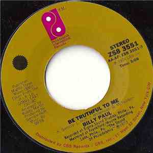 Billy Paul - Be Truthful To Me flac download