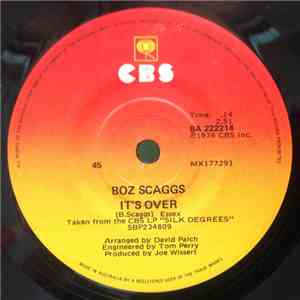 Boz Scaggs - It's Over flac download