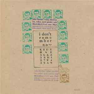 John Bender - I Don't Remember Now / I Don't Want To Talk About It flac download