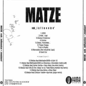 Matze - sub_influentze + Remixuri flac download