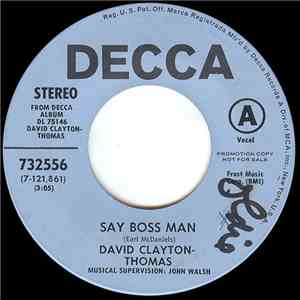 David Clayton-Thomas - Say Boss Man flac download