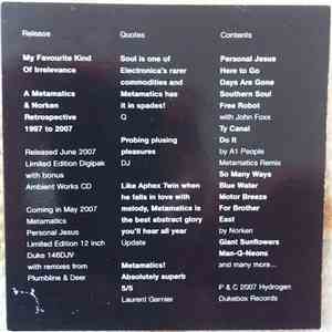 Metamatics / Norken - My Favourite Kind Of Irrelevance 1997-2007 (Retrospective Works Of Lee Anthony Norris - A Metamatics & Norken Retrospective 1997 - 2007 - The Best Of Metamatics) flac download