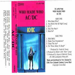 AC/DC - Who Made Who flac download