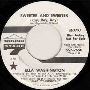 Ella Washington - Sweeter And Sweeter (Ray, Ray, Ray) / Doing The Best I Can flac download
