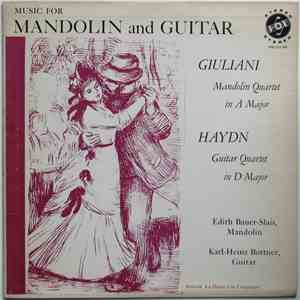 F.G. Giuliani / Haydn - Edith Bauer-Slais, Karl-Heinz Böttner - Music For Mandolin And Guitar flac download