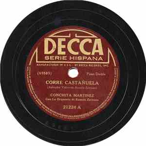 Conchita Martínez Con La Orquesta de Ramón Zarzoso - Corre Castañuela / Lola Ozuma flac download
