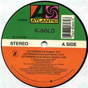 K-Solo - Letterman flac download