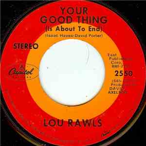 Lou Rawls - Your Good Thing (Is About To End) / Season Of The Witch flac download