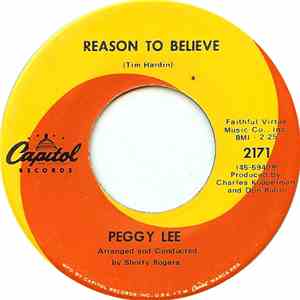 Peggy Lee - Reason To Believe flac download
