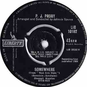 P.J. Proby - Somewhere flac download