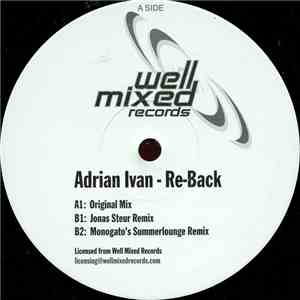 Adrian Ivan - Re-Back flac download