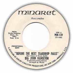 Big John Hamilton - Before The Next Teardrop Falls flac download