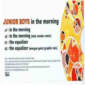 Junior Boys - In The Morning flac download