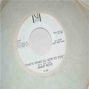 Jimmy Boyd - That's What I'll Give To You / My Hometown flac download