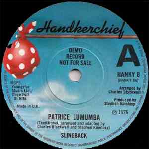 Slingback - Patrice Lumumba / Buddy Kinshasa flac download