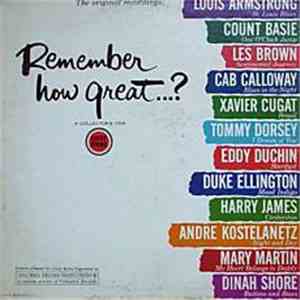Various - Remember How Great...? flac download