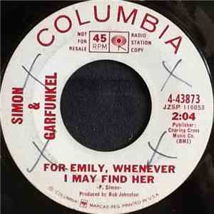 Simon & Garfunkel - For Emily, Whenever I May Find Her / A Hazy Shade Of Winter flac download