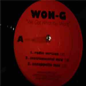 Won-G - We Got What You Want / If Ya Wanna Ride FLAC download