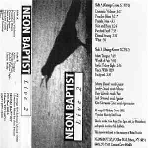 Neon Baptist - Live 2 flac download