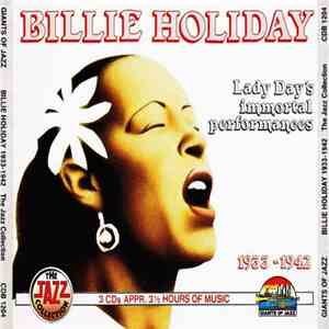 Billie Holiday - Lady Day's Immortal Performances 1933-1942 flac download