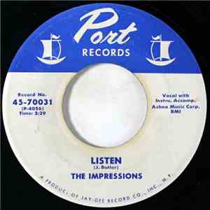 The Impressions - Listen flac download