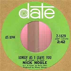 Nick Noble - Lonely As I Need You flac download