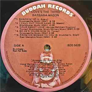 "Lady Love" Barbara Mason - Love's The Thing flac download