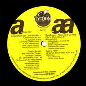 Antoine Clamaran / Boriqua Bandits / Thunderpuss / Audrey  - Universe Part 3 / Midnight Expresso / Welcome To My Head / Why flac download
