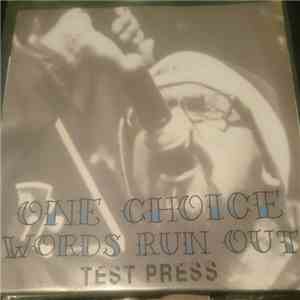 One Choice - Words Run Out flac download