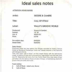Skoere & Cambré - Call Of Ktulu flac download