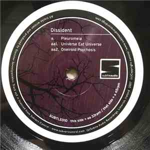 Dissident - Pleuromeia / Universe Eat Universe / Oneiroid Psychosis flac download