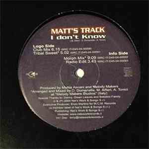 Matt's Track - I Don't Know flac download