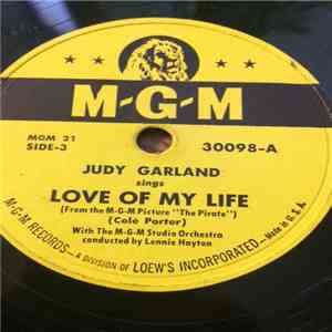 Judy Garland - Love Of My Life / You Can Do No Wrong flac download