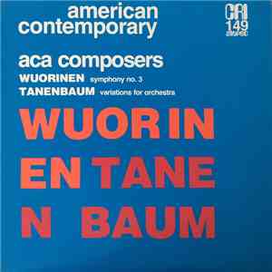 Elias Tanenbaum, Charles Wuorinen - Variations For Orchestra / Symphony No. 3 flac download